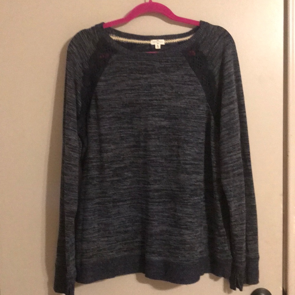 Mason & Belle XL navy Merle sweater